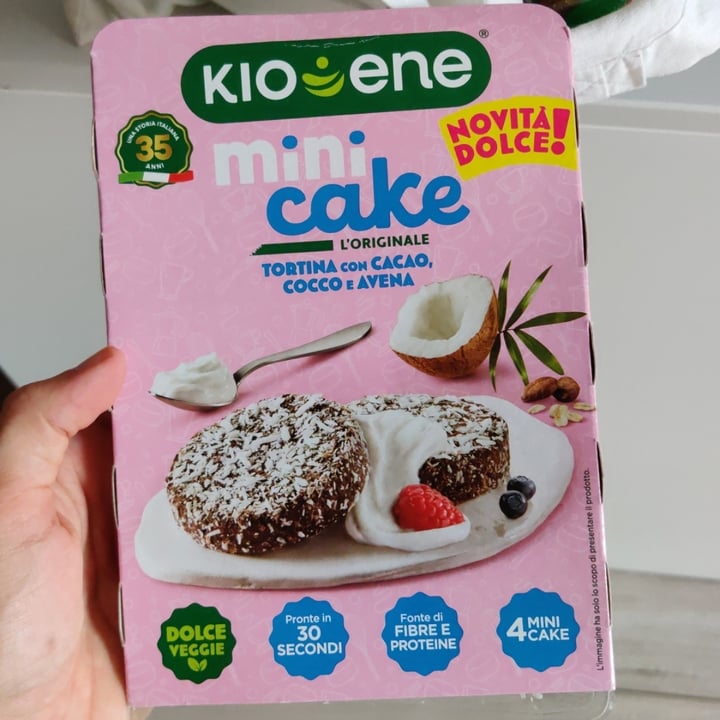 photo of Kioene Mini Cake Tortina con Cacao, Cocco e Avena shared by @alealealeale on  22 Jul 2023 - review