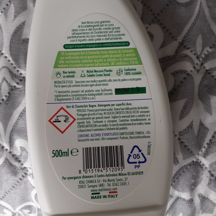photo of Vert di Chanteclair Ecodetergente Bagno shared by @nadiamincuzzi on  13 Mar 2023 - review
