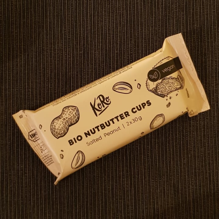 photo of Koro bio nutbutter cup salted peanut shared by @vanpanda on  12 Jan 2023 - review