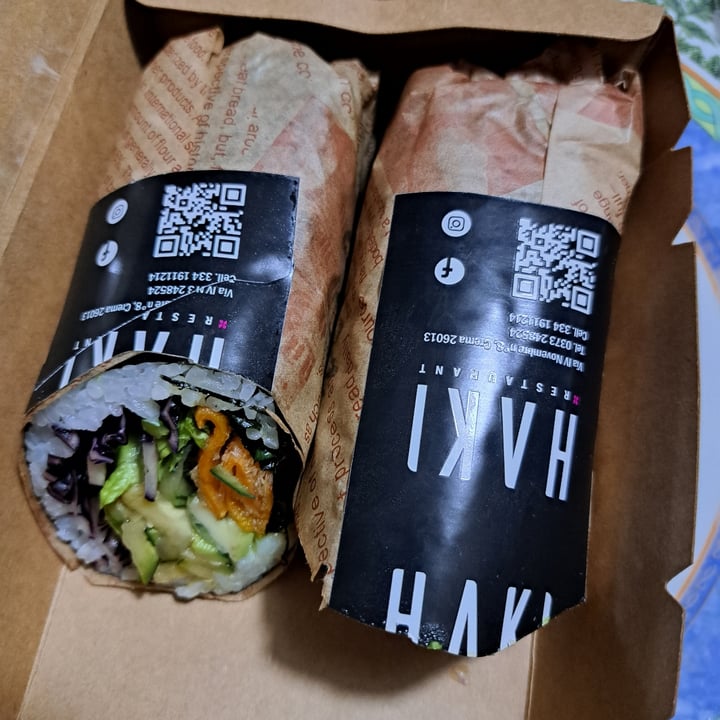photo of Haki Asian Restaurant sushi burrito shared by @frab on  10 Apr 2023 - review