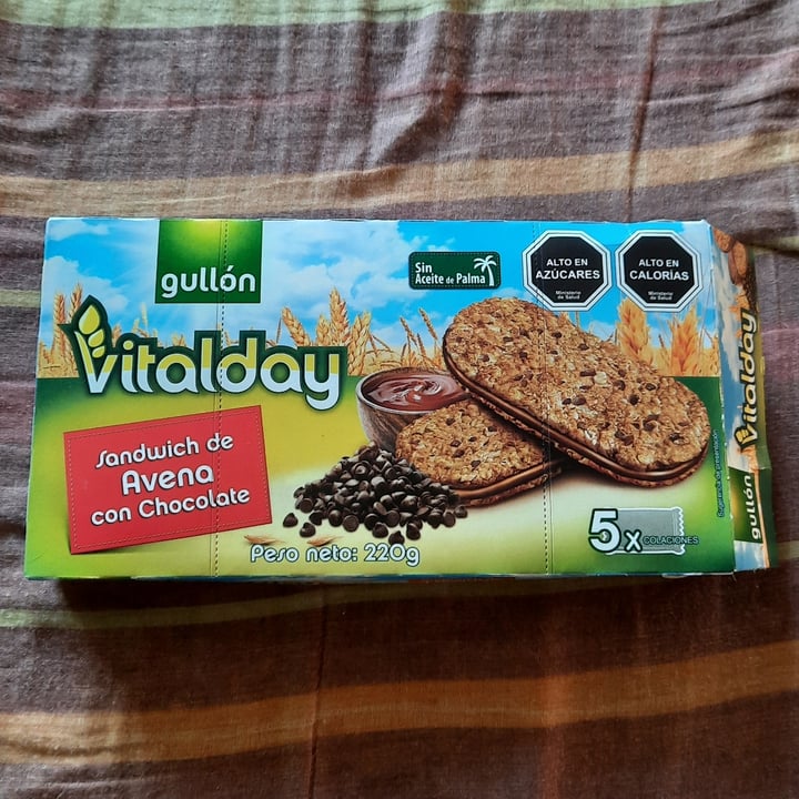 photo of Gullón Sandwich de Avena Vitalday con Chocolate shared by @popol on  06 Jan 2023 - review