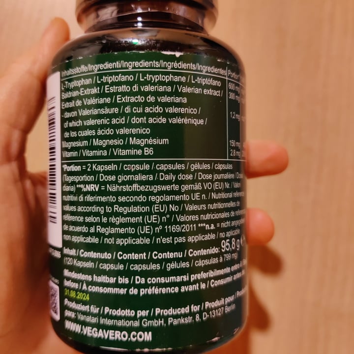 photo of Vegavero L-Tryptophan shared by @michelanice on  06 Apr 2023 - review