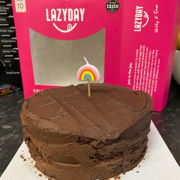 photo of Lazy Day Foods Celebration Chocolate cake shared by @vegansuttonmama on  10 Jun 2023 - review