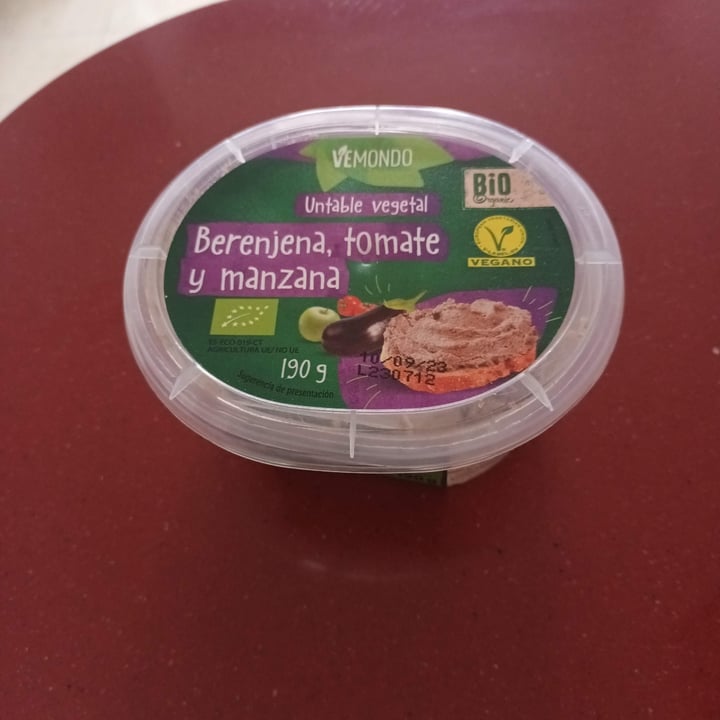 photo of Vemondo Untable de berenjena, tomate y manzana shared by @yemapel on  13 Aug 2023 - review