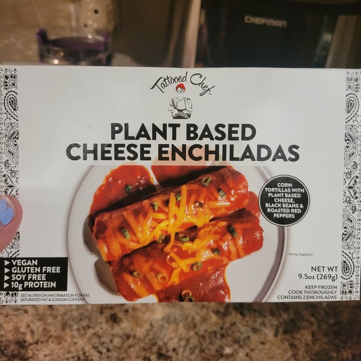 photo of Tattooed Chef Cheese Enchiladas shared by @veganwildflower on  31 May 2023 - review