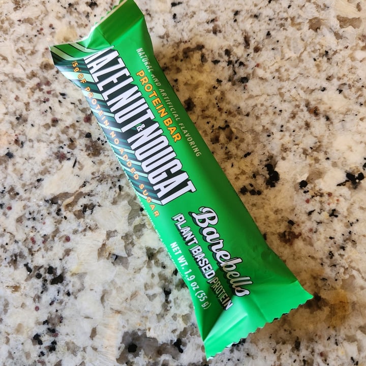 photo of Barebells Vegan Hazelnut&nougat protein bar shared by @eatwithzara on  07 Jan 2023 - review