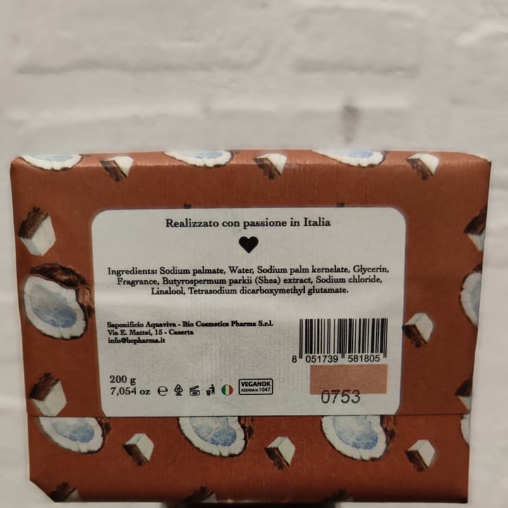photo of Saponificio Aquaviva I Cremosi - Cocco/Coconut shared by @kokoro on  13 May 2023 - review