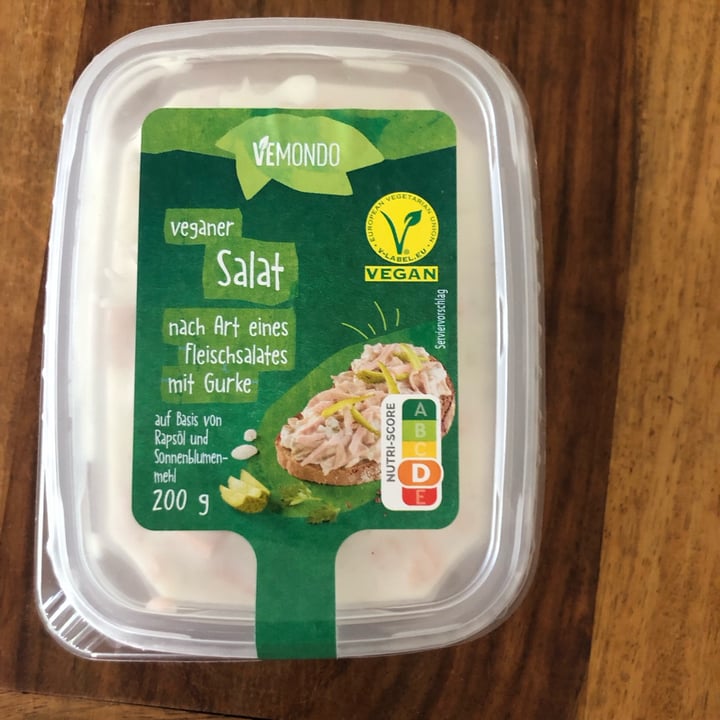 photo of Vemondo Veganer Salat nach Art Fleischsalat mit Gurke shared by @loula on  14 Aug 2023 - review