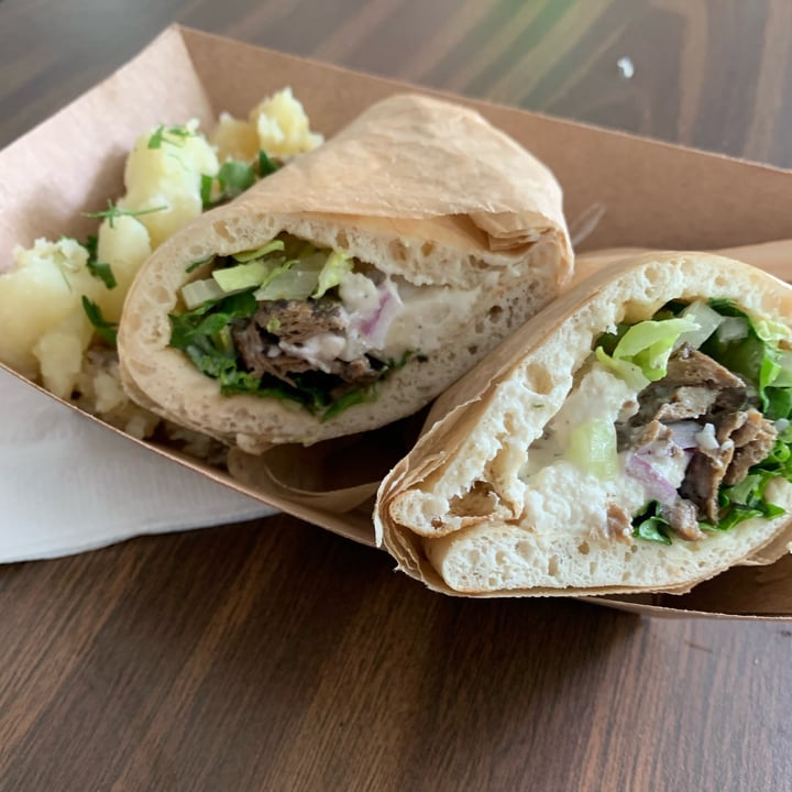 photo of The Tasty Plate vegan gyro shared by @moozoogabba on  10 Jun 2023 - review