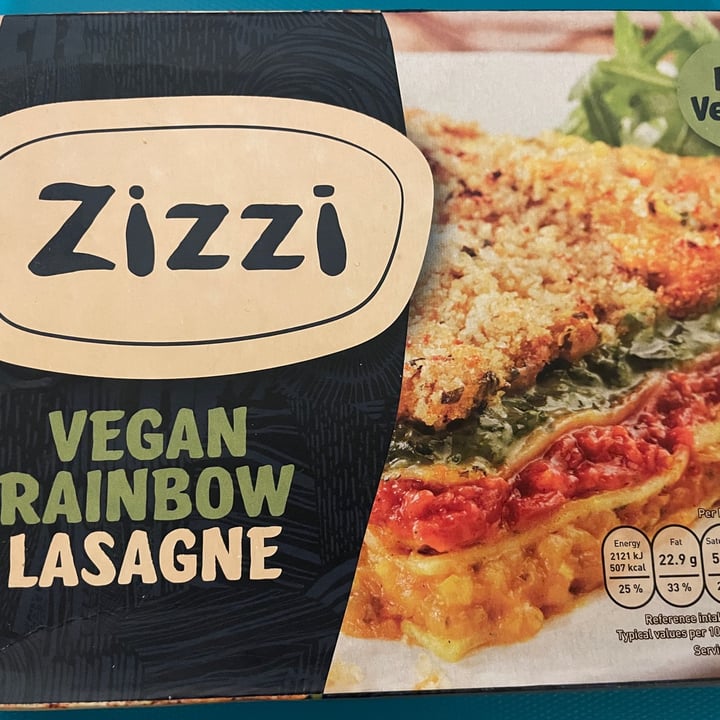 photo of Zizzi Vegan rainbow lasagne shared by @missykab on  06 Mar 2023 - review