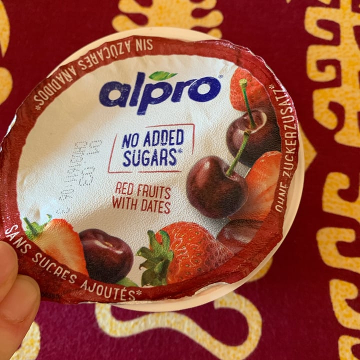 photo of Alpro Red Fruits With Dates (No Added Sugars) shared by @fradelor on  25 Feb 2023 - review