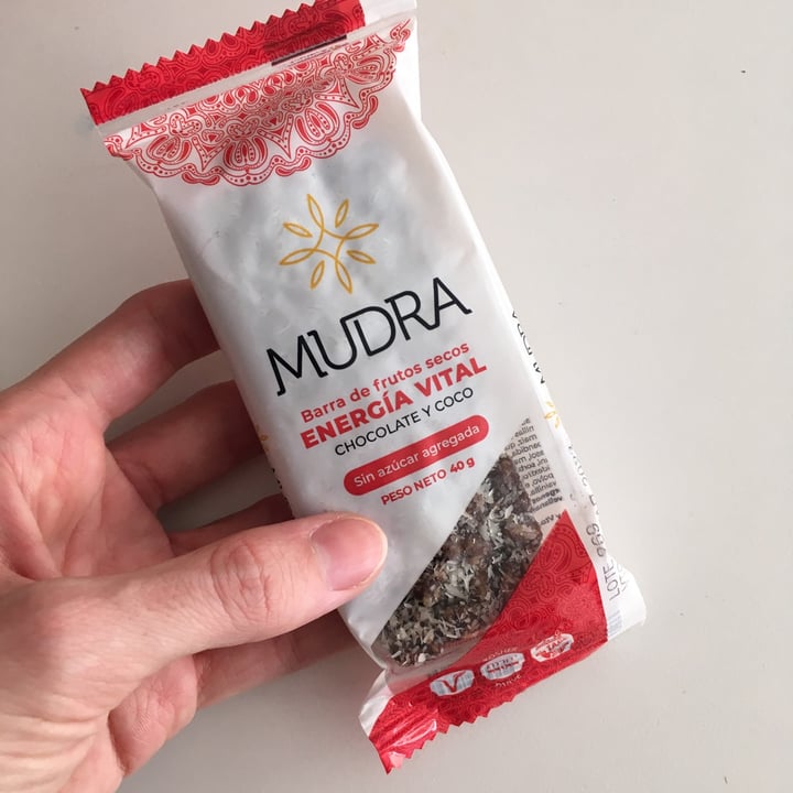 photo of Mudra Barrita De Chocolate Y Coco shared by @lix on  26 Jan 2023 - review