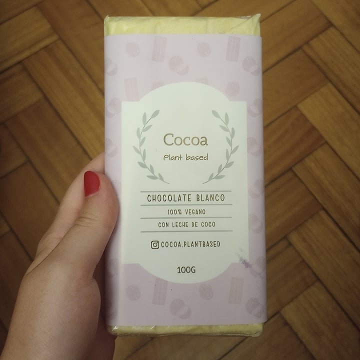 photo of Cocoa Plant Based Chocolate Blanco shared by @cerezaazul on  16 Feb 2023 - review