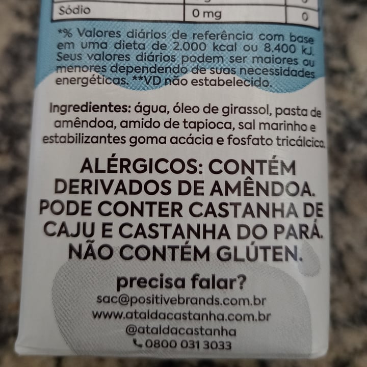 photo of A Tal da Castanha Cremeria creme de leite vegetal shared by @alinedemoura on  18 Jun 2023 - review