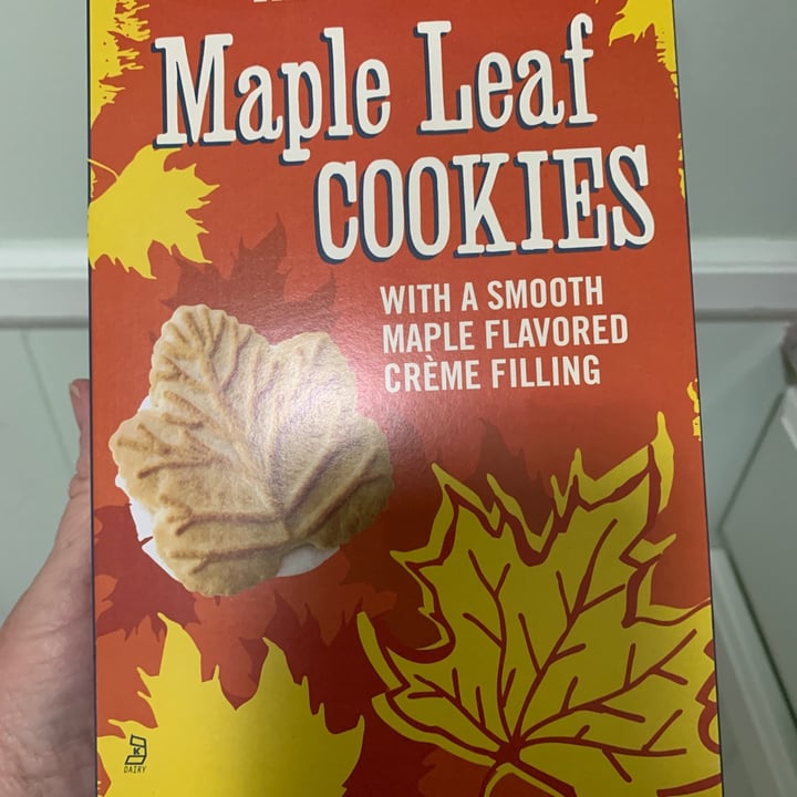 photo of Trader Joe's Maple leaf cookies shared by @onehungryvegan on  16 May 2023 - review