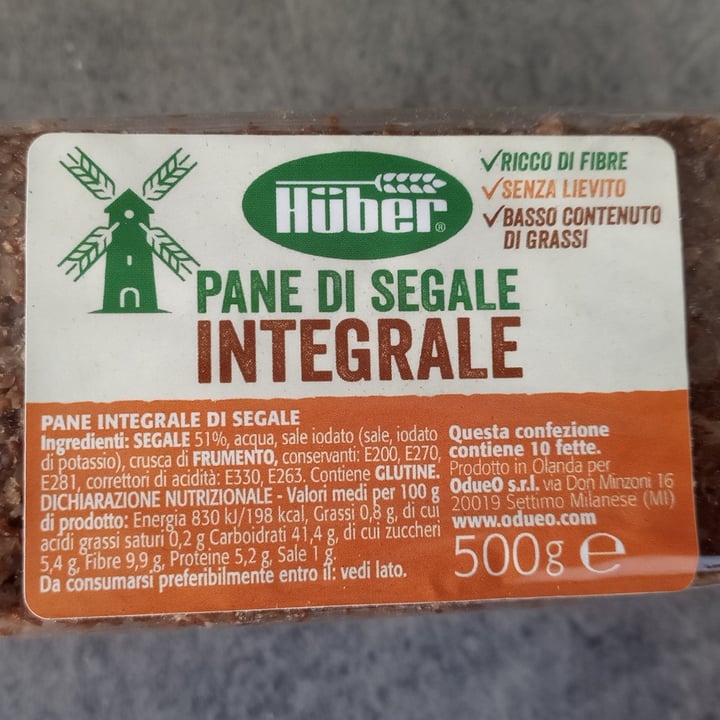 photo of Hüber pane di segale integrale shared by @silvia89 on  06 Feb 2023 - review