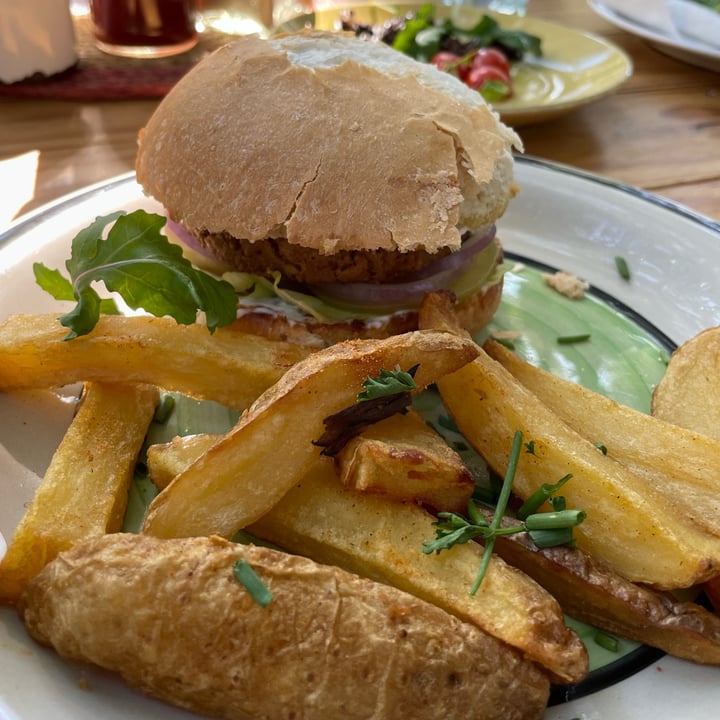 photo of Magoebaskloof Farmstall & Cafe Vegan Burger shared by @sarahjeggle on  20 Jun 2023 - review