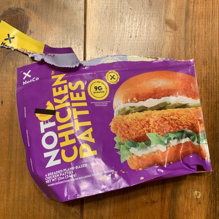 photo of NotCo Not Chicken Patties shared by @roserose on  09 Feb 2023 - review