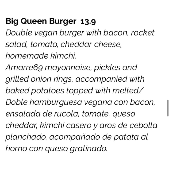 photo of Amarre 69 Big Queen Burger shared by @asiayportia on  17 Apr 2023 - review