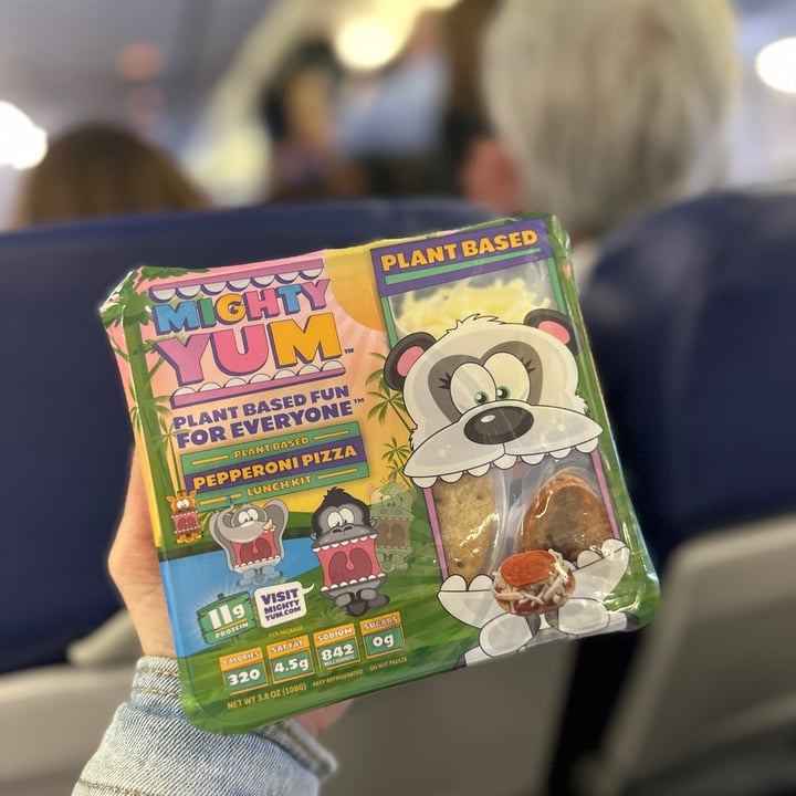 photo of mighty yum Plant Based Pepperoni Pizza Lunch Kit shared by @worldofvegan on  06 May 2023 - review
