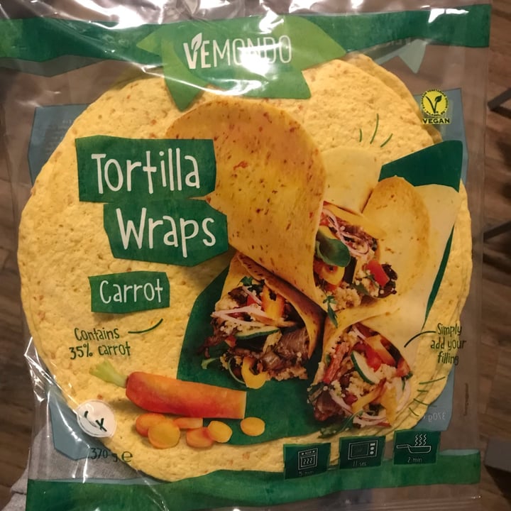 photo of Vemondo Tortilla wraps carrots shared by @laurafalc92 on  12 Jan 2023 - review