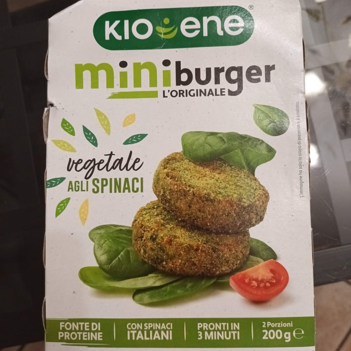 photo of Kioene mini burger agli spinaci shared by @roberta92 on  31 Mar 2023 - review