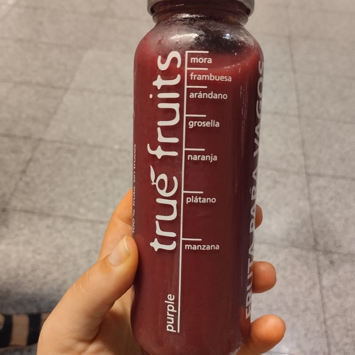 photo of True Fruits Smoothie Purple shared by @sam911bee on  17 Jun 2023 - review