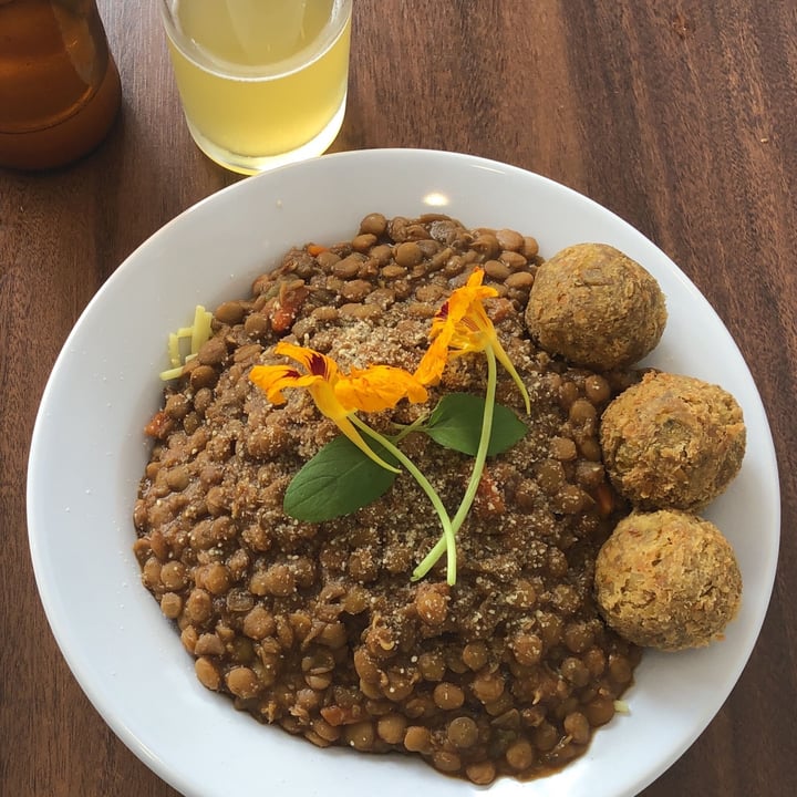 photo of Metta Karuna Lanchonete Macarrão Com Lentilha E Almôndegas De Grão De Bico shared by @arthuroliveira on  15 Dec 2022 - review
