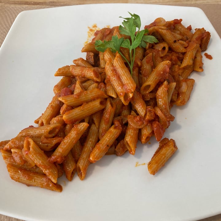 photo of Dolce Pizza y Los Veganos Pasta con salsa Amatriciana shared by @str3q on  28 Jul 2023 - review