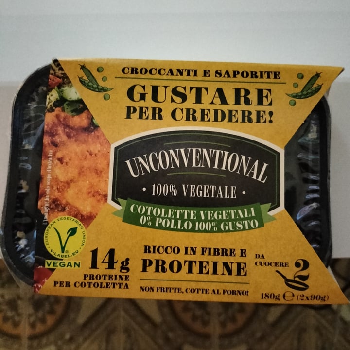 photo of Unconventional Cotolette Vegetali 0% Pollo 100% Gusto shared by @psychovegan on  30 Jan 2023 - review