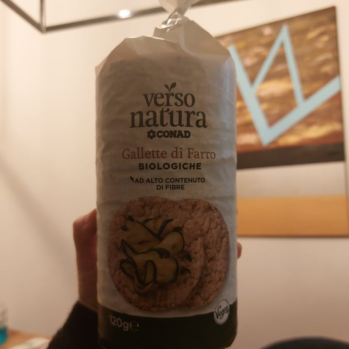 photo of Verso Natura Conad Bio  Gallette Di Farro shared by @luvgreen on  06 Mar 2023 - review