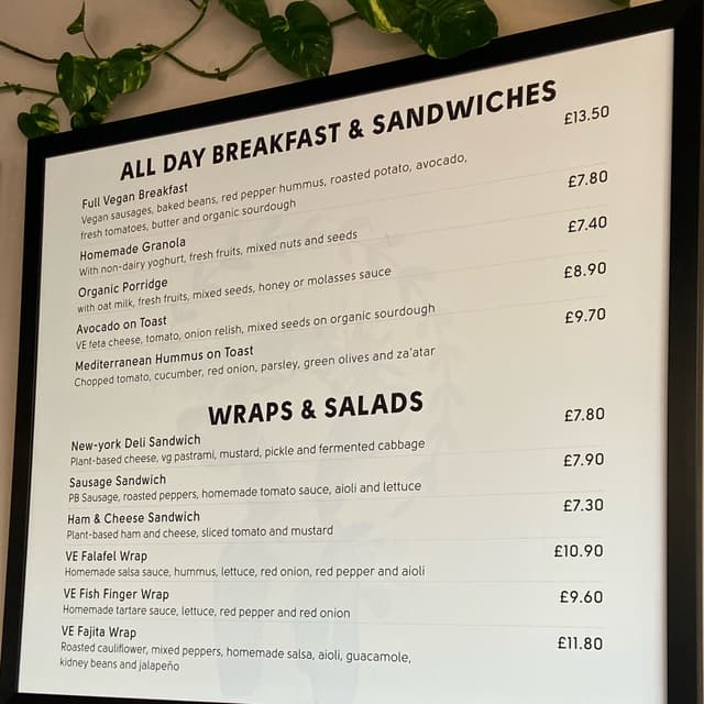 Photo of the dish “full vegan breakfast”