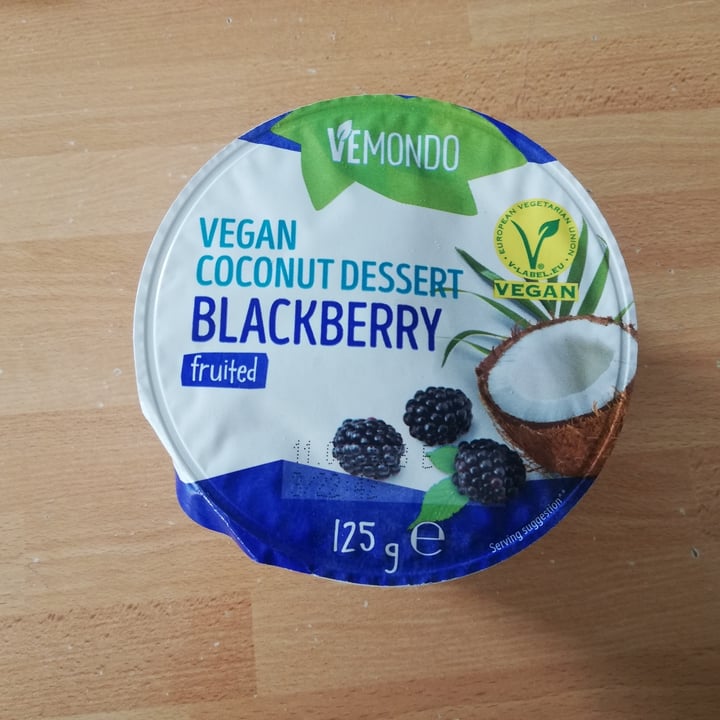 photo of Vemondo Vegan coconut dessert blackberry shared by @littlepoppyseed on  26 Jun 2023 - review