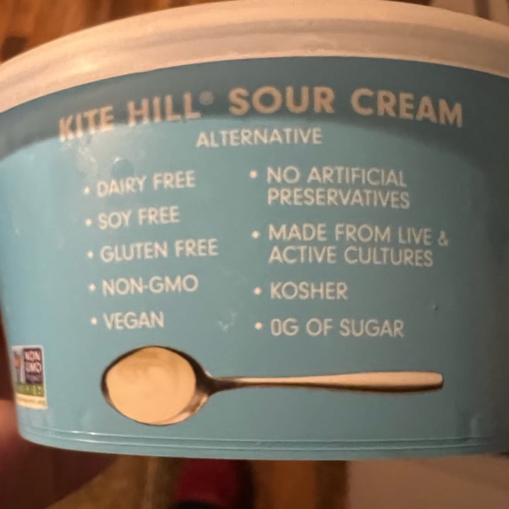 photo of Kite Hill Sour Cream shared by @annettej on  12 Mar 2023 - review