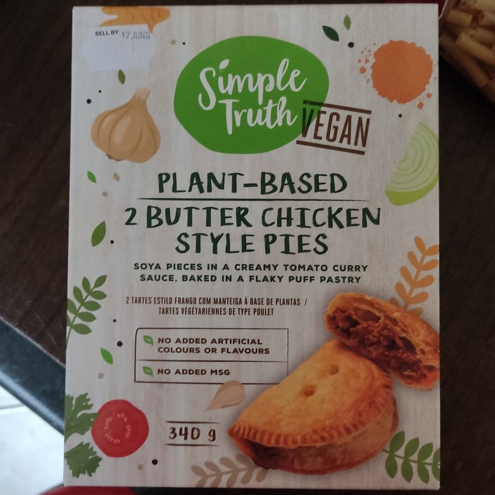 photo of Simple Truth butter chicken style pies shared by @space999sailor on  08 Mar 2023 - review