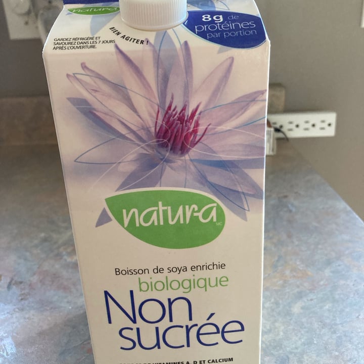 photo of Natura Boisson au soya biologique enrichie non sucrée shared by @jthlt on  10 Apr 2023 - review