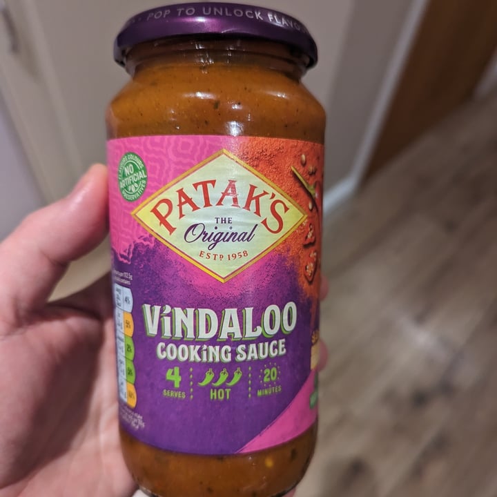 photo of Patak's Vindaloo sauce shared by @ryster on  22 Dec 2022 - review