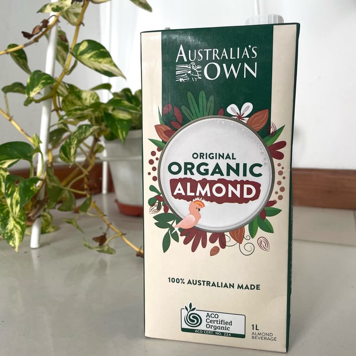 photo of Australia's Own Organic Almond Milk shared by @devinageee on  07 Jun 2023 - review