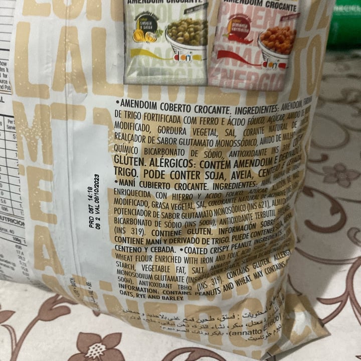photo of Dori Alimentos S.A. PETTIZ , amendoim crocante shared by @gabrielli on  07 Aug 2023 - review