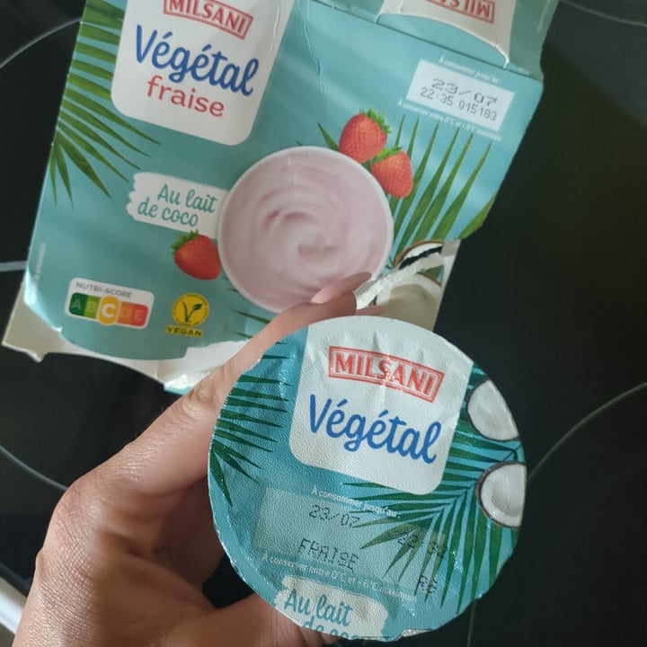 photo of Milsani végétale natire au lait de coco shared by @vegfitmum on  08 Jun 2023 - review