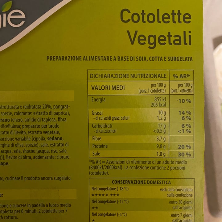 photo of Despar Veggie Cotolette vegetali shared by @ccarlottaa on  18 Jan 2023 - review