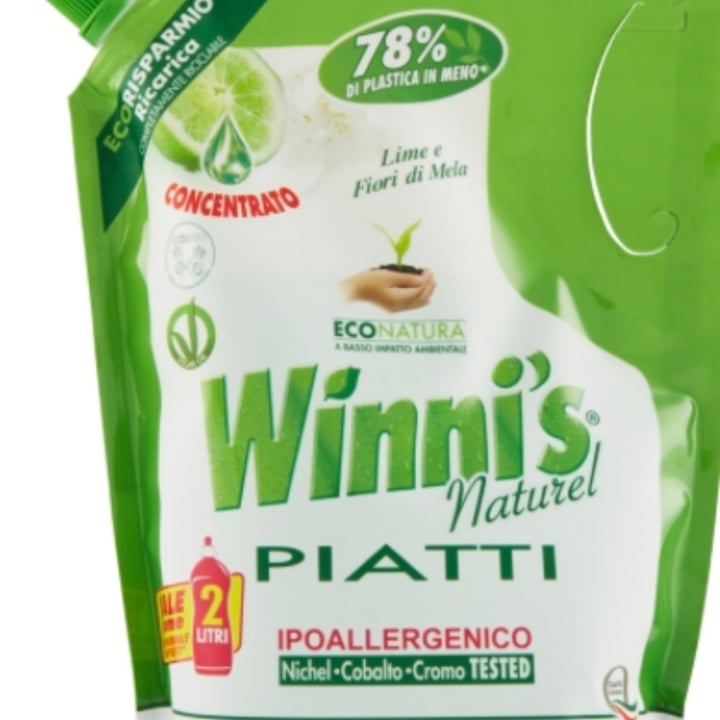 photo of Winni's Naturel Detersivo Per Piatti Lime E Frutti Di Mela shared by @fimoinforno on  10 Jun 2023 - review