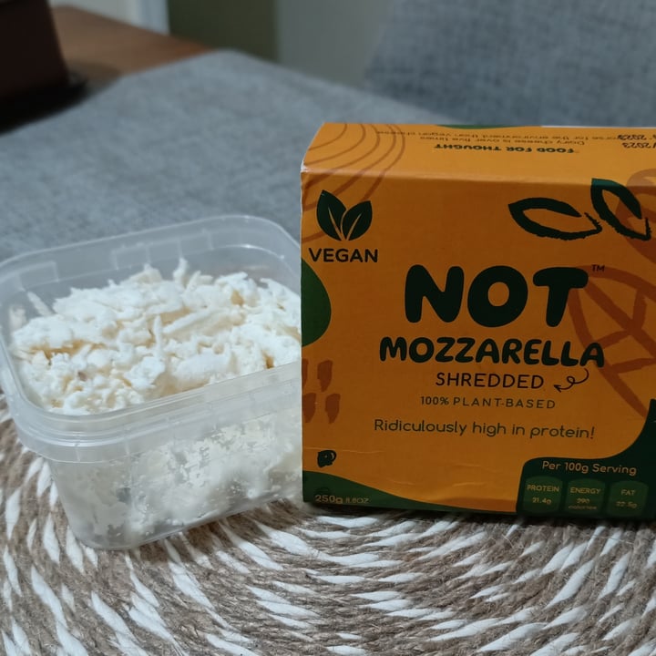 photo of Notfoods Shredded Mozzarella shared by @nanivegan on  15 Mar 2023 - review