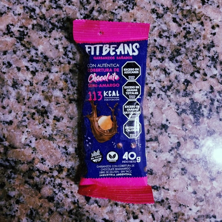 photo of Fitbeans Garbanzos tostados bañados de chocolate shared by @nanicuadern on  15 Aug 2023 - review