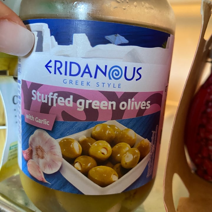 Eridanous Stuffed green olives with garlic Review abillion