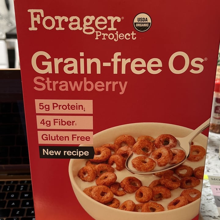 photo of Forager Project Strawberry O’s Cereal shared by @tjb257 on  09 Jan 2023 - review