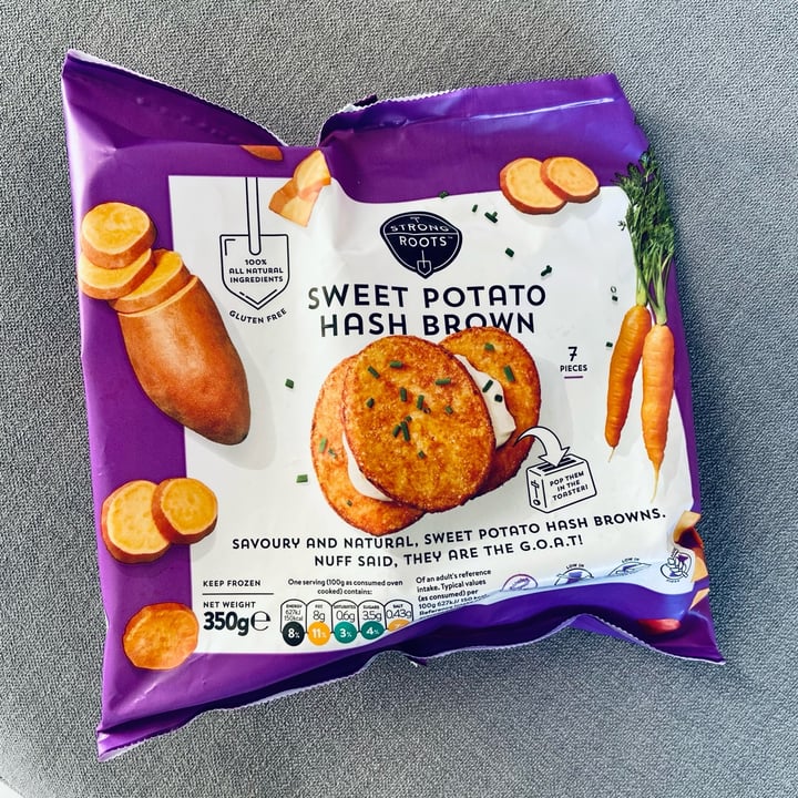photo of Strong Roots Sweet Potato Hash Brown shared by @chiaramauro22 on  02 May 2023 - review