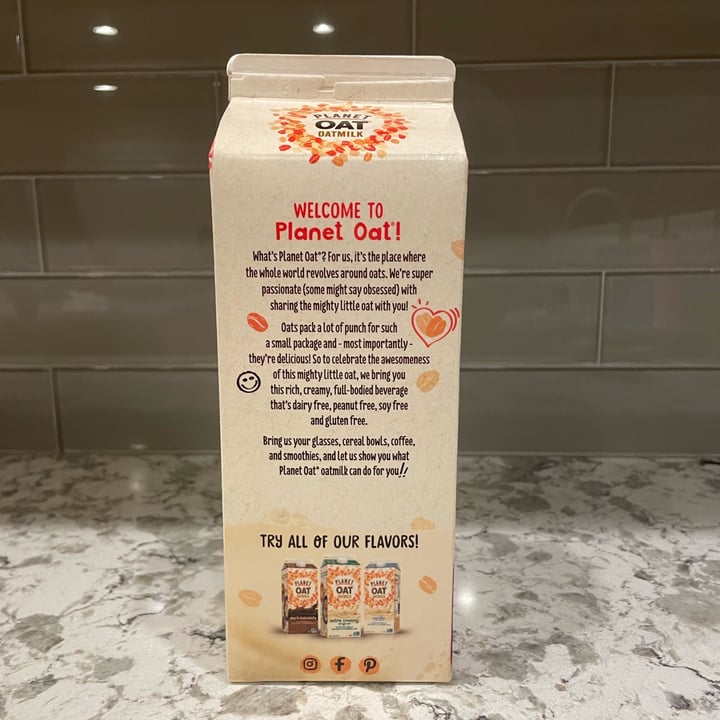 photo of Planet Oat Oatmilk Original shared by @claudiad on  01 Feb 2023 - review