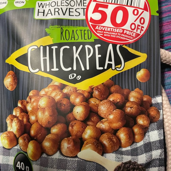 photo of Wholesome Harvest Roasted Chickpeas shared by @carrienissiotis on  21 Feb 2023 - review