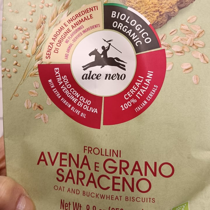 photo of Alce Nero Biscotti avena e grano saraceno shared by @arielasalcini on  09 Feb 2023 - review